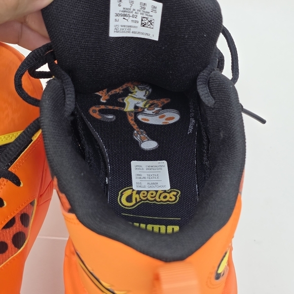 Puma Hoops x Cheetos Flamin Hot Scoot Zeros Basketball 309865-02 Youth Sz 7 New - Picture 11 of 11